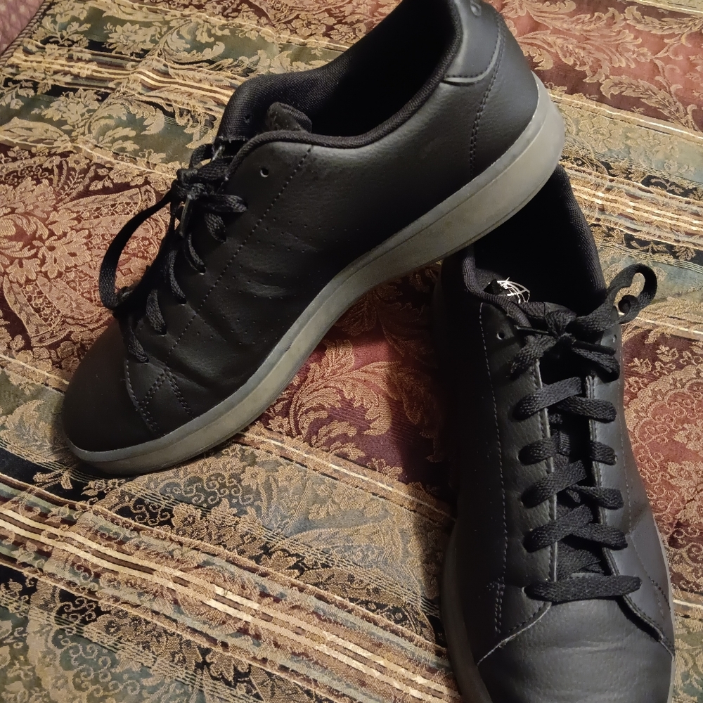 2021 Adidas Advantage Shoes/Sneakers (HO0570) Preowned Black Color Men's Sz 11